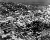 Aerial view of Pensacola.