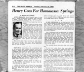 Clipping from The Miami Herald about Homosassa Springs
