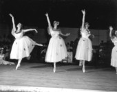 Ballet dancers perform during the Fiesta of Five Flags - Pensacola, Florida.