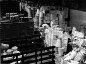 Crates of produce at Plant City's farmers' market