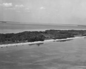 Aerial view of Mullet Key in Tampa Bay - Pinellas County, Florida