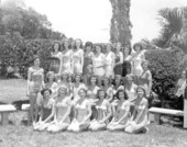 Beauty contestants at the watermelon festival - Leesburg, Florida