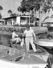 Fishermen return to the boat landing at Paradise Point - Crystal River, Florida