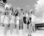 Beauty contestants at the watermelon festival - Leesburg, Florida