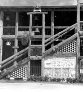 Exterior stairs at the Driftwood Inn - Vero Beach, Florida.