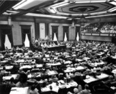 View of House and Senate joint session - Tallahassee, Florida.