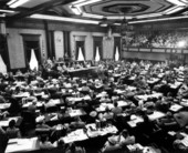 View of House and Senate joint session - Tallahassee, Florida.