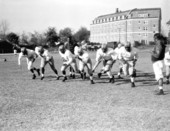 FAMU coach Jake Gaither leading football practice - Tallahassee, Florida.