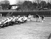 Coach Jake Gaither leading FAMU's football practice - Tallahassee, Florida.