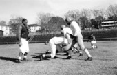 Coach Jake Gaither leading FAMU's football practice - Tallahassee, Florida.