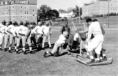 Coach Jake Gaither leading FAMU's football practice - Tallahassee, Florida.