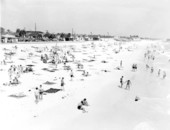 Crowded Panama City Beach.