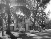 A house on the roadside at Sanibel-Captiva Islands - Lee County, Florida.