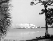 Distant view of the St. Joe Paper Company mill - Port Saint Joe, Florida