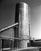 A huge manufacturing structure at Armstrong Cork Company - Pensacola, Florida.