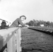 Fishing from the Gandy bridge - Tampa, Florida.