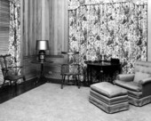 South wall of the family living room in the Florida Governor's Mansion - Tallahassee, Florida
