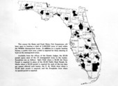 Game and Fresh Water Fish Commission hunting map - Tallahassee, Florida.