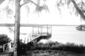 View of the dock from the Lostmans River ranger station.