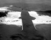 Aerial view of Bob Sikes Channel through Saint George Island - Franklin County, Florida.