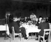 Governor LeRoy Collins and attendants at the annual Military Appreciation Dinner - Orlando, Florida.