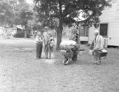 Three men ready to take a fishing trip - Odulund Island, Florida