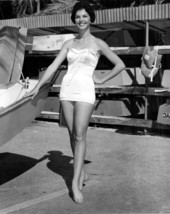 Faye Ray in Coconut Grove modeling swim suit by Alix of Miami.