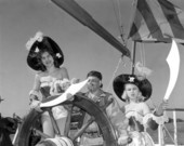 Costumed participants of the Gasparilla festival - Tampa, Florida.
