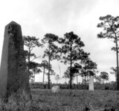Tombstone in Saint Joseph's Cemetery - Port Saint Joe, Florida.