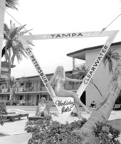 Young women at the Tri-city Suncoast Fiesta - Treasure Island, Florida.