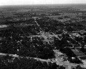 Aerial view of Gainesville.