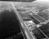 Aerial view of a Gainesville highway.