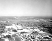 Aerial view of the University of South Florida - Tampa, Florida.