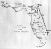 Map of Florida state parks