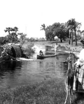 Seminole Indians at Okalee Indian Village.