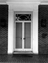 Front door of the Florida Governor's Mansion - Tallahassee, Florida.