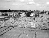 Marching band before a football game in Florida Field - Gainesville, Florida.