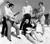 Men playing instruments.