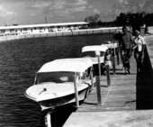 Sweeney family walks on a pier - Florida Keys, Florida