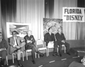 Roy Disney at press conference - Orlando, Florida