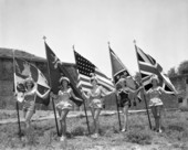 Fiesta of 5 Flags beauty queens in Pensacola.