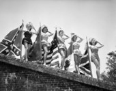 Fiesta of 5 Flags beauty queens in Pensacola.
