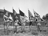 Fiesta of 5 Flags beauty queens in Pensacola.