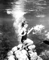 Underwater glamour photography of Barbara Owens at Weeki Wachee Springs - Weeki Wachee, Florida