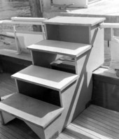 Stairs on a boat