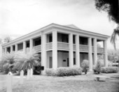 View of the Judah P. Benjamin Confederate Memorial at Gamble Plantation - Ellenton, Florida .