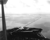 Aerial view of the St. George Island Bridge - Eastpoint, Florida