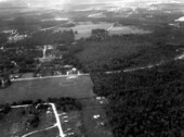 Aerial view of industrial site - Wewahitchka, Florida