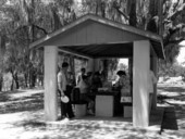 Picnic area along the Suwannee River
