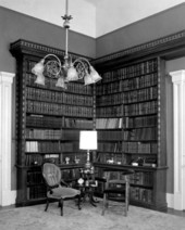 Bookcase in ante bellum Wardlaw-Smith House - Madison, Florida